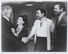 A Star is Born 1954 8x10 inch photo Bickford & Mason shake hands Judy Garland