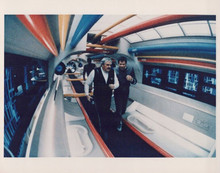 Star Trek 5 8x10 inch photo James Doohan William Shatner walk Enterprise