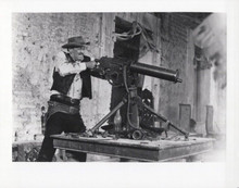 The Wild Bunch William Holden as Pike fires Gatling gun 8x10 inch photo