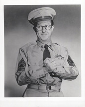 Phil Silvers in his iconic Sgt Bilko role Phil Silvers Show 8x10 inch photo