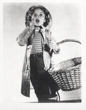 Shirley Temple in raincoat and hat Captain January 8x10 inch photo