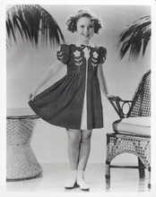 Shirley Temple smiling full body pose doing curtsey 8x10 inch photo