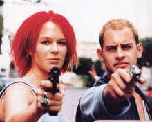 Run Lola Run 1998 Franka Potente Moritz Bleibtreu point guns 8x10 inch photo