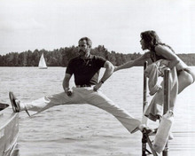 On Golden Pond 1981 Dabney Coleman gets stuck on dock Jane Fonda 8x10 photo