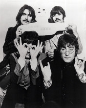 The Beatles George Ringo Paul & John pose for Yellow Submarine 8x10 inch photo