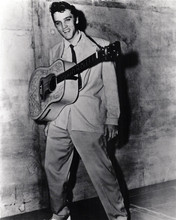 Elvis Presley quintessential 1950's full length smiling with guitar 8x10 photo