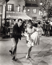 Paris When it Sizzles 8x10 photo William Holden Audrey Hepburn make a run