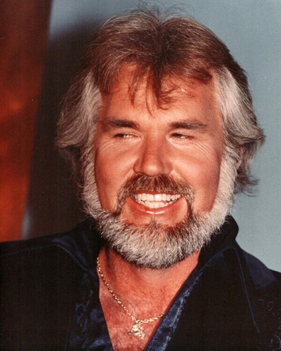 Kenny Rogers 1970's era smiling for press cameras 8x10 inch photo - The ...