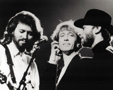 The Bee Gees The Gibb brothers in recording studio circa 1980's 8x10 inch photo