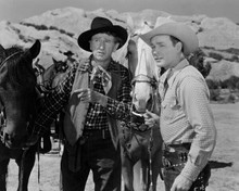 Roy Rogers in one of his iconic 1940's westerns 8x10 inch photo