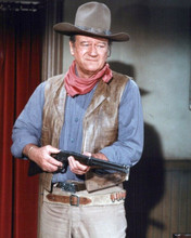 John Wayne means business pointing his Winchester rifle 8x10 photo Rio Lobo