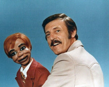 Paul Winchell with his ventriloquist dummy Jerry Mahoney 8x10 inch photo