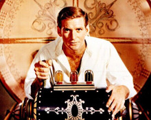 Rod Taylor sits at the helm of The Time Machine as H.G. Wells 8x10 photo