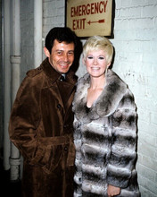 Connie Stevens with husband Eddie Fisher 1968 pose for paparazzi 8x10 photo