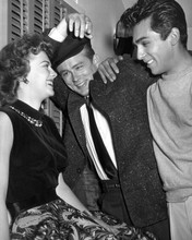 Rebel Without A Cause Natalie Wood James Dean on set between takes 8x10 photo
