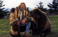 Life and Times of Grizzly Adams western TV Dan Haggerty & Ben 8x10 inch photo