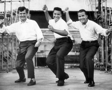 Chubby Checker Conway Twitty Dick Clark 1960 do The Twist 8x10 inch photo