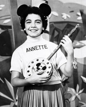 Annette Funicello Mouseketeer smiling with ukuele 8x10 photo