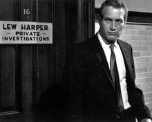 Paul Newman as private eye Lew Harper oustide his office 1966 Harper 8x10 photo
