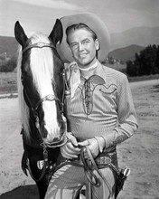 Rex Allen The Arizona Cowboy western star with his horse 8x10 inch photo