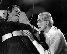 House of Frankenstein 1944 Boris Karloff & Lon Chaney Jr 8x10 inch photo
