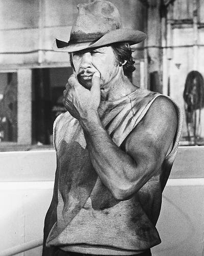 Charles Bronson 8x10 in vest showing muscles Breakout Promotional ...