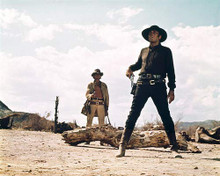 Charles Bronson and Henry Fonda in Once Upon A Time in The West shoot out 8x10
