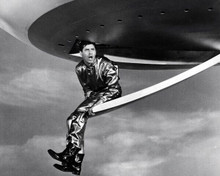 Jerry Lewis 1960 Visit To A Small Planet sitting on space ship door 8x10 photo