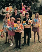 The Brady Bunch pose with Easter baskets photo or poster multiple sizes