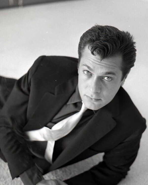 Tony Curtis cool classic Hollywood publicity portrait late 1950's