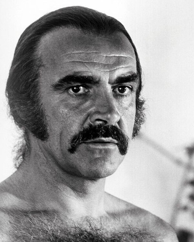 Sean Connery macho bare chest portrait 1974 movie Zardoz 8x10 inch ...