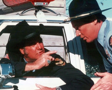 Dukes of Hazzard TV Sheriff Roscoe James Best & Sonny Shroyer 8x10 inch photo