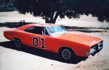 Dukes of Hazzard TV series 1969 Dodge Charger General Lee 8x10 inch photo