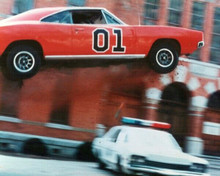 Dukes of Hazzard TV 1969 Dodge Charger leaps into air General Lee 11x17 Poster