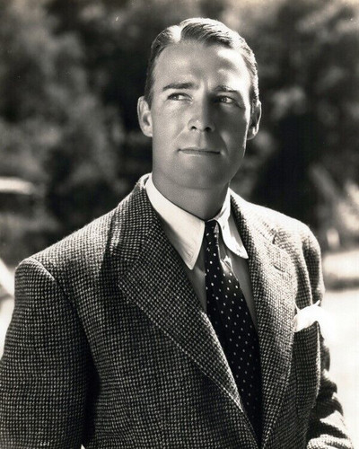 Randolph Scott handsome 1936 portrait in The Last of the Mohicans 8x10 ...