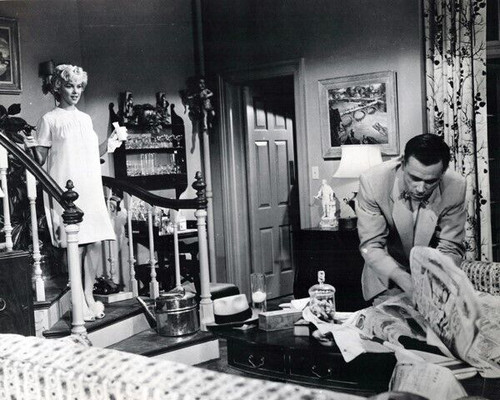 The Seven Year Itch 1955 Marilyn Monroe & Tom Ewell in apartment 8x10 ...