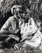 Jacqueline Bisset in underwear sitting in woods 1970 The Grasshopper 8x10 photo