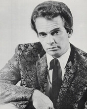 Merle Haggard 1960's studio portrait in fancy western jacket 8x10 inch photo