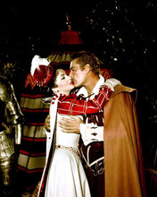 Adventures of Don Juan 1948 Errol Flynn kisses Viveca Lindfors 8x10 real photo