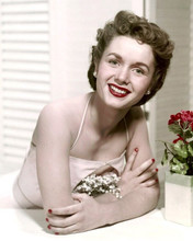 Debbie Reynolds smiles in classic 1950's Hollywood 8x10 inch photo