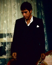 Al Pacino in dark suit as Tony Montana in Scarface 8x10 inch real photo