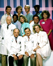 St. Elsewhere classic 1980's medical drama TV cast pose 8x10 inch real photo