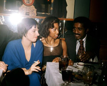 Sammy Davis Jnr & wife with Liza Minnelli 1970's Hollywood 8x10 inch real photo