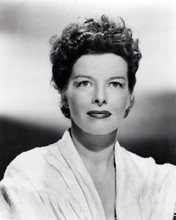 Katharine Hepburn beauticul 1930's Hollywood portrait in white robe 8x10 photo