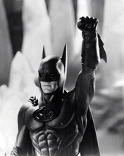 George Clooney with his fist in the air as Batman 8x10 inch photo