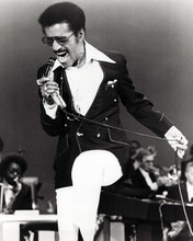 Sammy Davis Jnr performing in concert with orchestra 1970's 8x10 inch photo