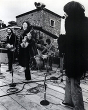 The Beatles 1969 perform Get Back on Apple Corps London rooftop 8x10 inch photo