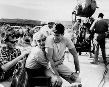 The Misfits Marilyn Monroe gives Eli Wallach a hug between takes 8x10 inch photo