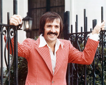 Sonny Bono poses in striped blazer Sonny and Cher Comedy Hour 8x10 inch photo