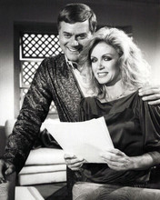 Knot's Landing 1982 episode Daniel Larry Hagman as JR Donna Mills 8x10 photo